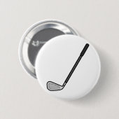 Badge Rond 5 Cm Club de golf (Devant & derrière)