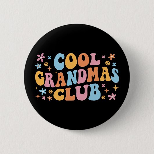 Badge Rond 5 Cm Club de grand-père cool III (Devant)