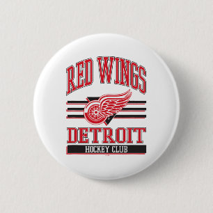 Badge Rond 5 Cm Club de hockey sur glace des Red Wings de Détroit