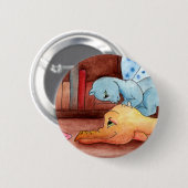 Badge Rond 5 Cm Club de lecture (Devant & derrière)