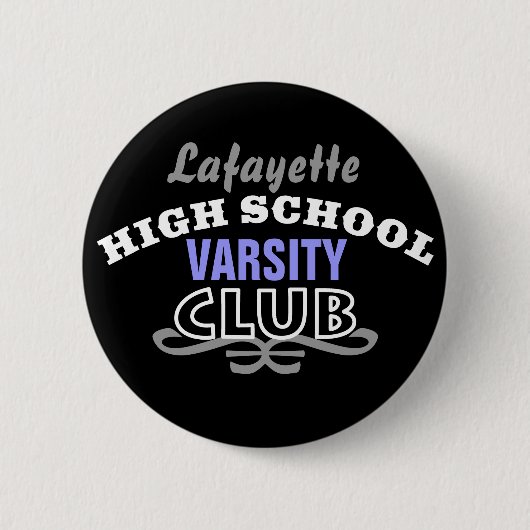 Badge Rond 5 Cm Club de lycée - fac (Devant)