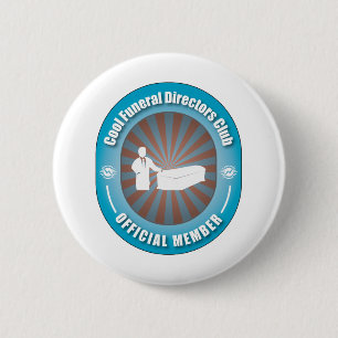 Badge Rond 5 Cm Club frais de directeurs des pompes funèbres