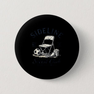 Badge Rond 5 Cm Club Social de Côté Cheer Snack Répéter Maman de F