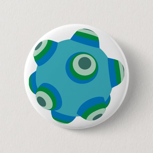 Badge Rond 5 Cm ClumpBubble des mers (Devant)