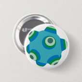 Badge Rond 5 Cm ClumpBubble des mers (Devant & derrière)