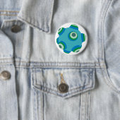 Badge Rond 5 Cm ClumpBubble des mers (En situation)