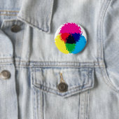 Badge Rond 5 Cm CMYK psychédélique (En situation)