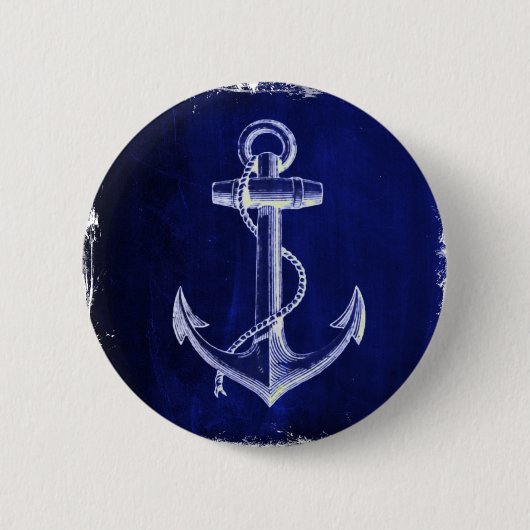 Badge Rond 5 Cm coastal chic nautical marine (Devant)