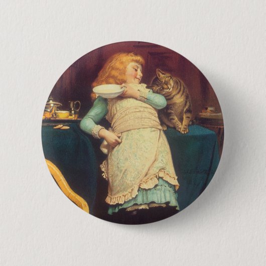 Badge Rond 5 Cm Coaxer mieux que Teasing Charles Burton Barber (Devant)