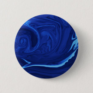 Badge Rond 5 Cm Cobalt bleu arrière - plan texturé artisanal