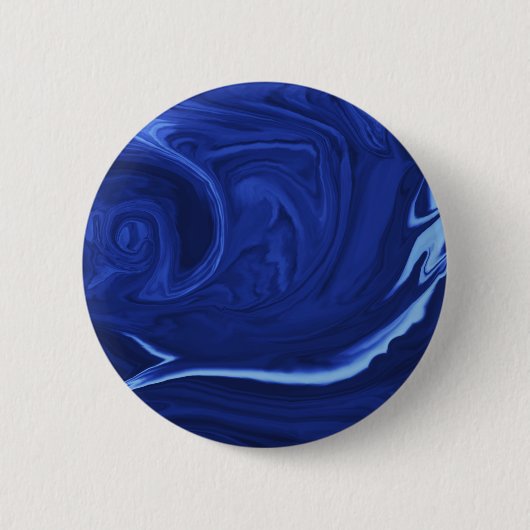 Badge Rond 5 Cm Cobalt bleu arrière - plan texturé artisanal (Devant)