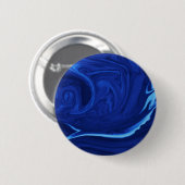 Badge Rond 5 Cm Cobalt bleu arrière - plan texturé artisanal (Devant & derrière)