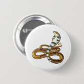 Badge Rond 5 Cm cobra (Devant & derrière)