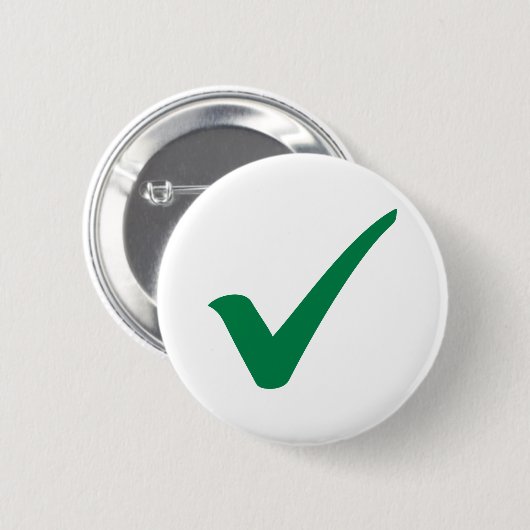 Badge Rond 5 Cm Coche verte (Devant & derrière)