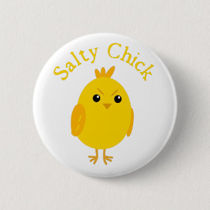 Badge Rond 5 Cm Cochet salé