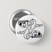 Badge Rond 5 Cm Cochlée et bouton d'Eustachia (Devant & derrière)