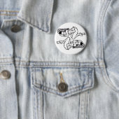 Badge Rond 5 Cm Cochlée et bouton d'Eustachia (En situation)