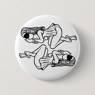 Badge Rond 5 Cm Cochlée et bouton d'Eustachia