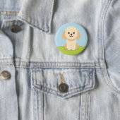 Badge Rond 5 Cm Cockapoo (En situation)