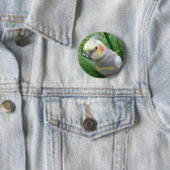Badge Rond 5 Cm Cockatiel (En situation)