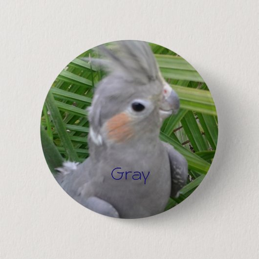 Badge Rond 5 Cm Cockatiel (Devant)