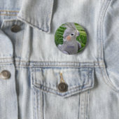 Badge Rond 5 Cm Cockatiel (En situation)