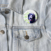 Badge Rond 5 Cm Cocker Spaniel (En situation)