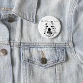 Badge Rond 5 Cm Cocker Spaniel Joyeux Visage (En situation)