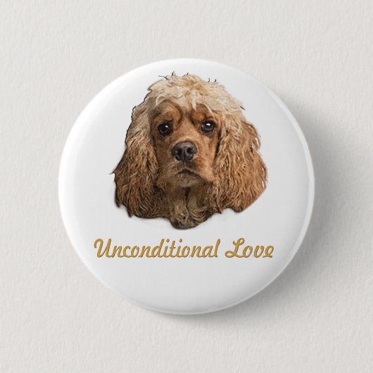 Badge Rond 5 Cm cocker Spaniels (Devant)