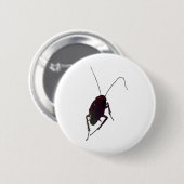 Badge Rond 5 Cm Cockroach croquant (Devant & derrière)