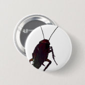 Badge Rond 5 Cm Cockroach croquant (Devant & derrière)