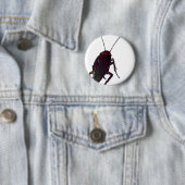 Badge Rond 5 Cm Cockroach croquant (En situation)