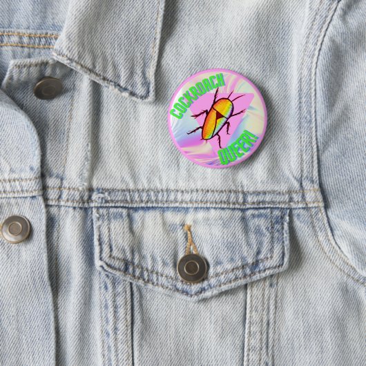 Badge Rond 5 Cm Cockroach Queer (En situation)