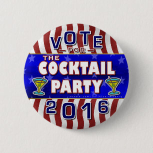 Badge Rond 5 Cm Cocktail 2016 drôle de parodie d'élection