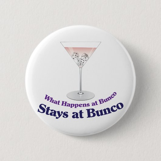 Badge Rond 5 Cm Cocktail Bunco Martini (Devant)