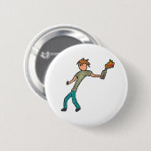 Badge Rond 5 Cm Cocktail Molotov (Devant & derrière)
