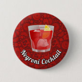Badge Rond 5 Cm Cocktail Negroni (Devant)