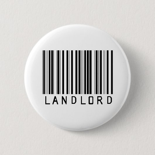 Badge Rond 5 Cm Code barres de propriétaire (Devant)