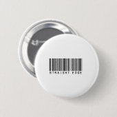 Badge Rond 5 Cm Code barres droit de bord (Devant & derrière)
