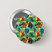Badge Rond 5 Cm Code couleur Batman Motif 1 (Devant & derrière)