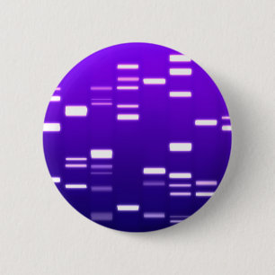 Badge Rond 5 Cm Code génétique ADN violet
