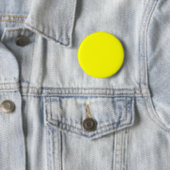 Badge Rond 5 Cm Code hexadécimal jaune néon FFFF01 (En situation)