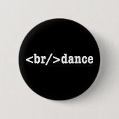 Badge Rond 5 Cm code HTML de rupture (Devant)