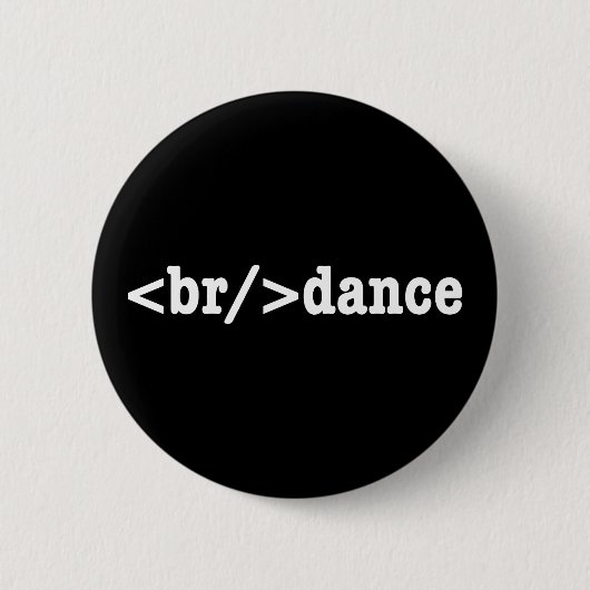 Badge Rond 5 Cm code HTML de rupture (Devant)