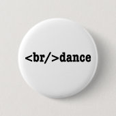 Badge Rond 5 Cm code HTML de rupture (Devant)