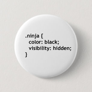 Badge Rond 5 Cm code ninja, script