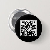 Badge Rond 5 Cm code personnalisable de QR (Devant & derrière)