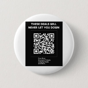 Badge Rond 5 Cm Code QR de la remise
