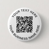 Badge Rond 5 Cm Code QR promotionnel (Devant)