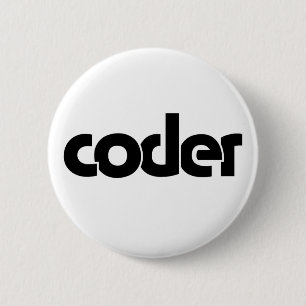 Badge Rond 5 Cm Coder